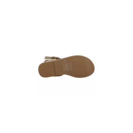 Sandales fille les p'tites bombes Rose metal 6 - vertbaudet enfant 