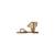 Sandales fille les p'tites bombes Rose metal 3 - vertbaudet enfant 