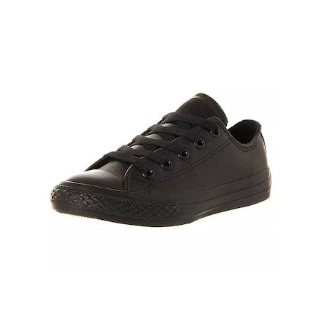 Baskets enfant en cuir Noir 2 - vertbaudet enfant 