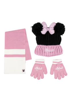 Ensemble écharpe minnie 3 pièces  - vertbaudet enfant