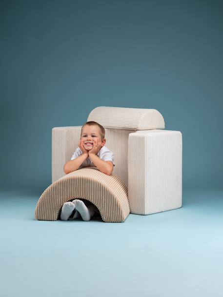 Ensemble de jeu enfant - arc-en-ciel - pouf velours côtelé Blueberry blue+Brown sugar+Marshmallow+Peppermint green+Pink mousse+Toffee 13 - vertbaudet enfant 