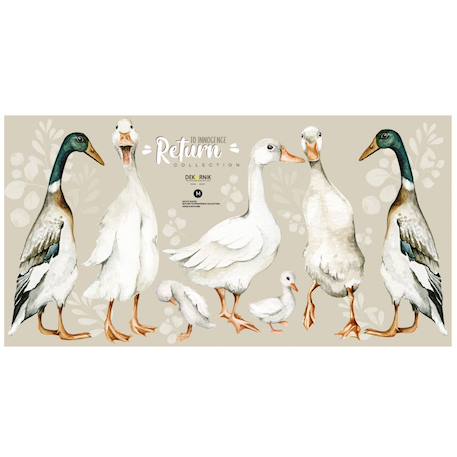 Planche de stickers enfants - canards Gold 2 - vertbaudet enfant 