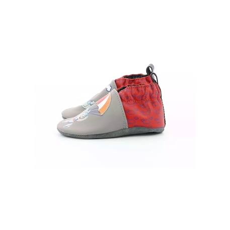 Chaussons garçon robeez Gris 5 - vertbaudet enfant 