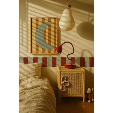 Frise murale wide Bleu - Beige+Bleu - Rouge+Bleu - Vert 5 - vertbaudet enfant 