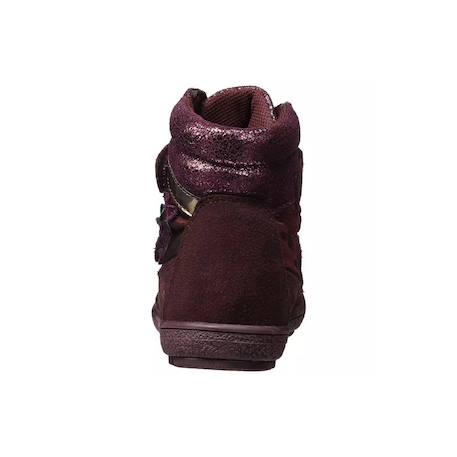 Bottines cuir, synthétique Bordeaux 3 - vertbaudet enfant 