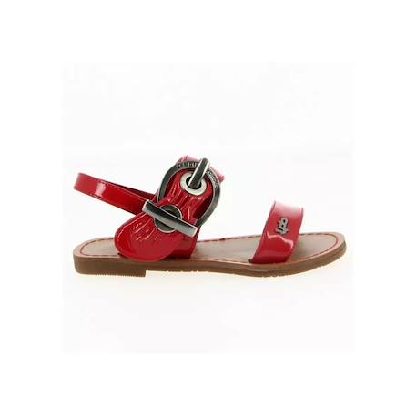 Sandales fille les p'tites bombes Rouge 1 - vertbaudet enfant 
