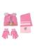 Ensemble écharpe paw patrol de 3 pièces Rose 1 - vertbaudet enfant 