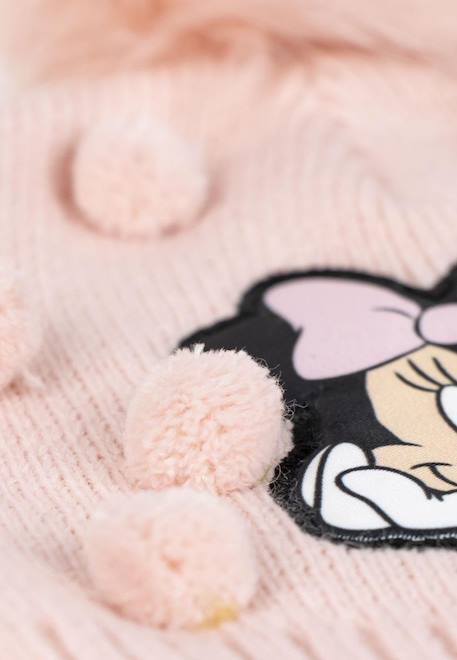 Bonnet minnie mouse à pompon Rose 5 - vertbaudet enfant 