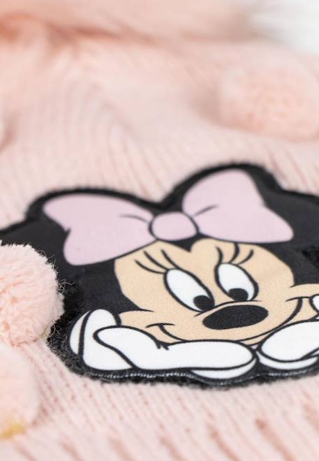 Bonnet minnie mouse à pompon Rose 4 - vertbaudet enfant 
