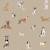 Papier peint chiens Beige 2 - vertbaudet enfant 