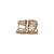 Sandales fille les p'tites bombes Rose metal 4 - vertbaudet enfant 