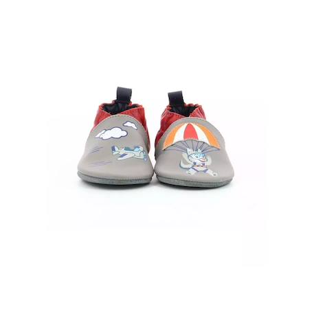 Chaussons garçon robeez Gris 4 - vertbaudet enfant 