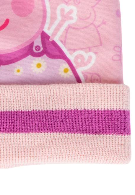 Ensemble 2 pièces peppa pig - bonnet et gants Rose 4 - vertbaudet enfant 