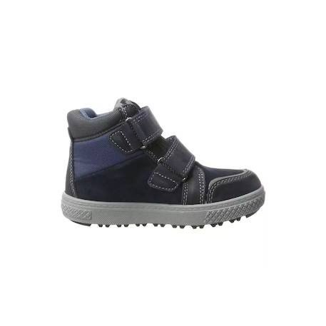 Bottines cuir, synthétique Bleu 1 - vertbaudet enfant 