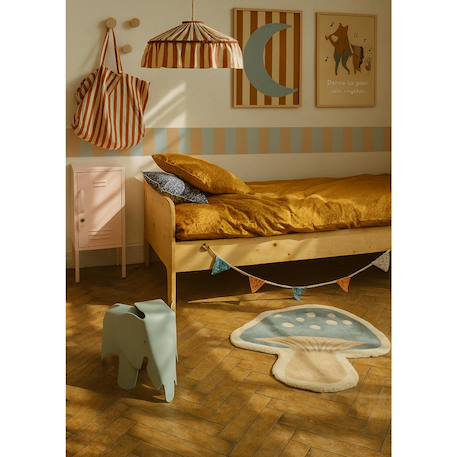 Frise murale wide Bleu - Beige+Bleu - Rouge+Bleu - Vert 2 - vertbaudet enfant 
