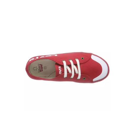 Baskets à lacets textile Enfant gong Rouge 5 - vertbaudet enfant 