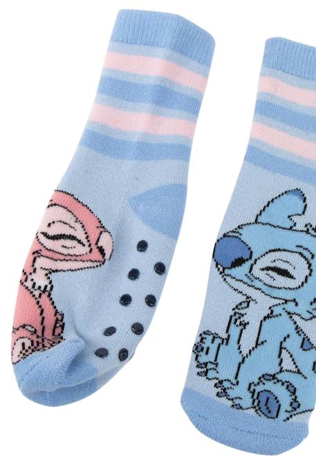 Chaussettes antidérapantes stitch Multicolor 5 - vertbaudet enfant 