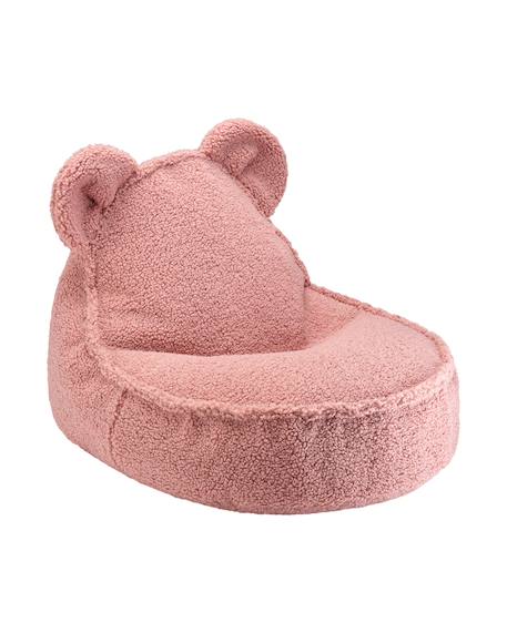 Pouf poire ours chambre enfant - fauteuil comfortable en teddy Biscuit+Cream white+Guava+Maple+Matcha+Warm hazel 13 - vertbaudet enfant 