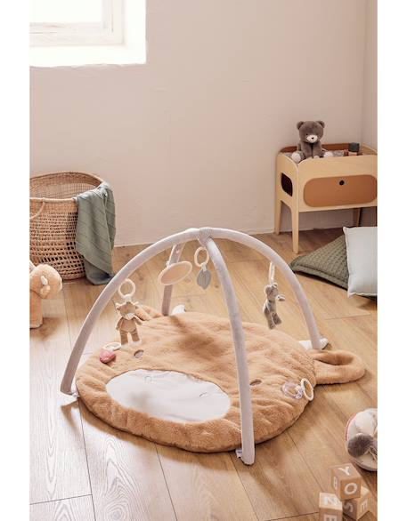 Tapis d'éveil - fluffy Beige 2 - vertbaudet enfant 