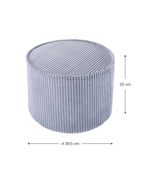 Pouf enfant en velours côtelé Blueberry blue+Brown sugar+Marshmallow+Peppermint green+Pink mousse+Toffee 3 - vertbaudet enfant 