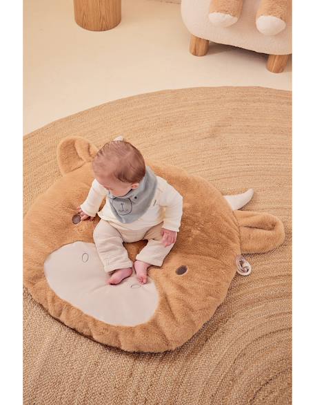 Tapis d'éveil - fluffy Beige 3 - vertbaudet enfant 