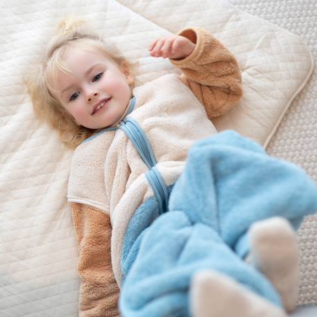 Gigoteuse jambes séparables hiver  - tog 2.5 chaud tout doux Blush+Grizou+Lunar+Marshmallow+Natural+Natural - tricolore+Noisette+Noisette tricolore+Sesame+Stone+Turquoise tricolore+Vintage 66 - vertbaudet enfant 