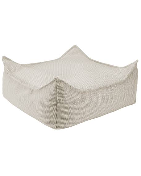 Pouf extérieur enfant carré coussin de sol outdoor Azure+Dune+Herba+Pomegranate+Seashell+Terra 30 - vertbaudet enfant 