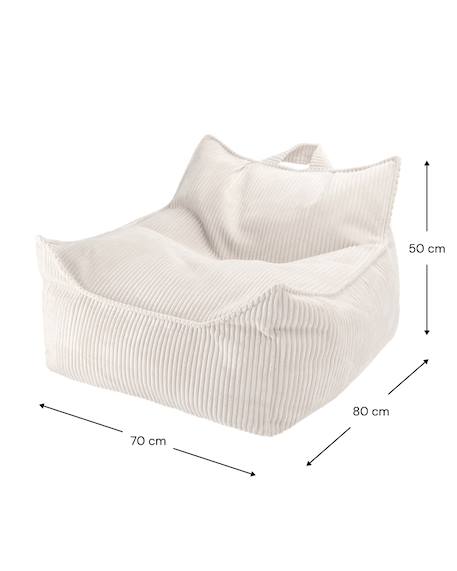 Pouf poire chambre enfant - fauteuil comfortable en velours côtelé Bluberry blue+Brown sugar+Marshmallow+Peppermint green+Pink mousse+Toffee 16 - vertbaudet enfant 