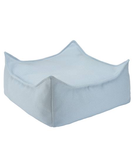 Pouf extérieur enfant carré coussin de sol outdoor Azure+Dune+Herba+Pomegranate+Seashell+Terra 1 - vertbaudet enfant 