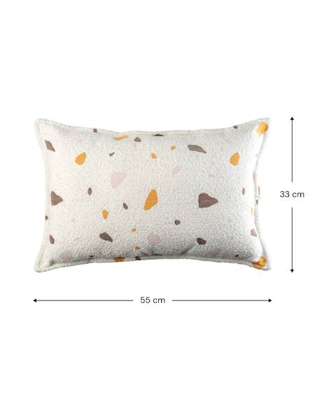 Coussin enfant rectangle design terrazzo Terrazzo marble+Terrazzo moss+Terrazzo sand 2 - vertbaudet enfant 