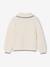 Pull fille en maille fantaisie écru 4 - vertbaudet enfant 