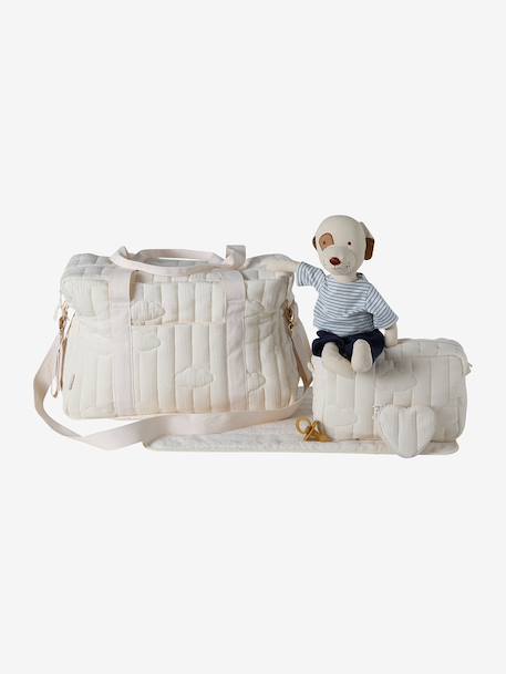 Sac à langer COLINA gaze de coton Nuages+Teddy 2 - vertbaudet enfant 