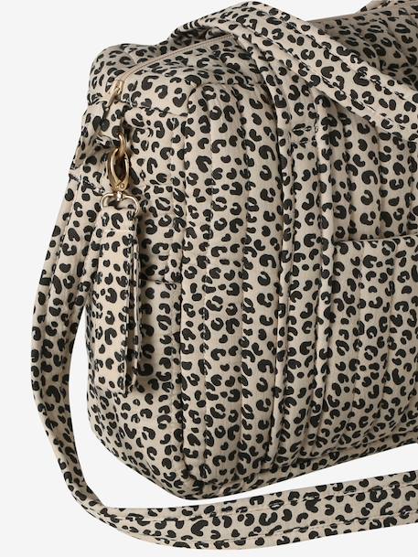 Sac à langer en gaze de coton JOIOSA beige imprimé+bleu nuit+bronze+écru 3 - vertbaudet enfant 