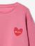 Sweat fille motif imprimé corail+pivoine+vanille+violet 8 - vertbaudet enfant 