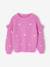 Pull fille brodé manches volantées écru+mauve+rayé marine+rouge 6 - vertbaudet enfant 