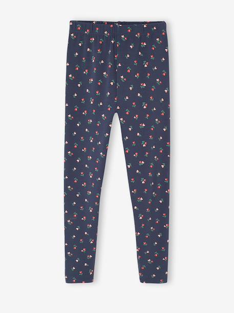 Legging fille imprimé encre+vert amande+vert d'eau+vert imprimé 1 - vertbaudet enfant 