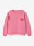 Sweat fille motif imprimé corail+pivoine+vanille+violet 6 - vertbaudet enfant 