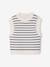 Pull sans manche fille écru+Léopard 3 - vertbaudet enfant 