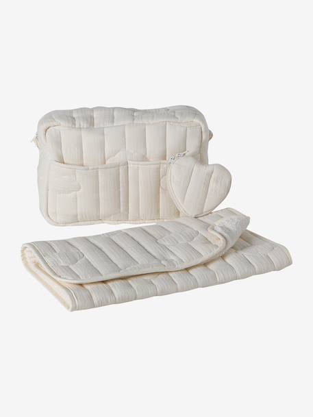 Sac à langer COLINA gaze de coton Nuages+Teddy 5 - vertbaudet enfant 