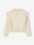 Pull fille en maille écru 3 - vertbaudet enfant 