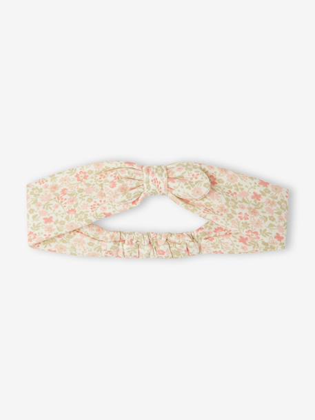 Salopette bébé fille molleton + bandeau écru+vanille 3 - vertbaudet enfant 