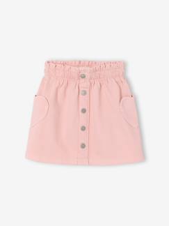-Jupe fille poches coeurs