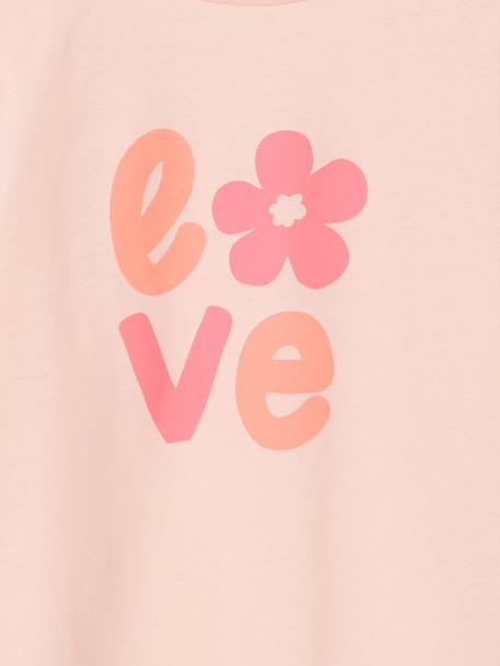 Lot de 3 t-shirts fille fantaisie manches longues anthracite+bleu grisé+corail+indigo+rose 36 - vertbaudet enfant 