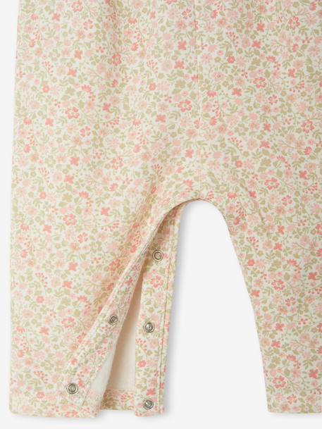 Salopette bébé fille molleton + bandeau écru+vanille 6 - vertbaudet enfant 