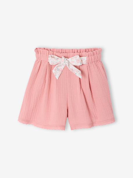 Fille-Short en gaze de coton fille