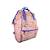 Sac à dos futé fille POL FOX Dream avec 1 grand compartiment –  CM1/CM2/collège – Rose à motifs colorés Multicolore 2 - vertbaudet enfant 