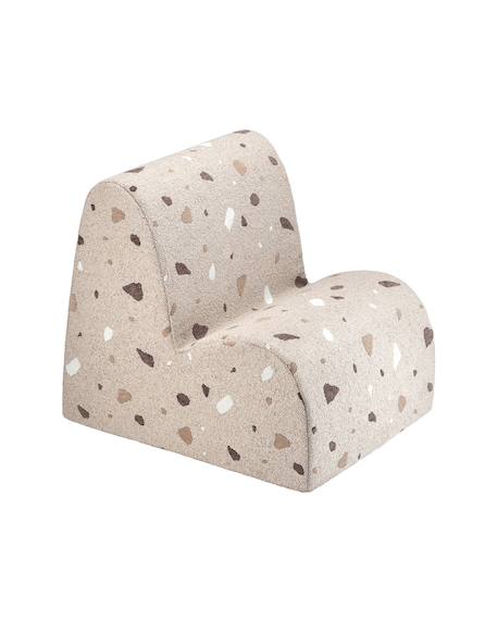 Fauteuil chaise enfant nuage - pouf design terrazzo Terrazzo moss+Terrazzo sand 7 - vertbaudet enfant 