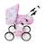 Poussette combinée leni Rose 3 - vertbaudet enfant 