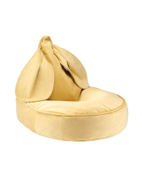 Pouf poire lapin chambre enfant - fauteuil comfortable en velours Dusty beige+Misty green+Salted caramel 13 - vertbaudet enfant 