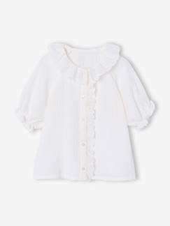 -Chemise fille broderie anglaise